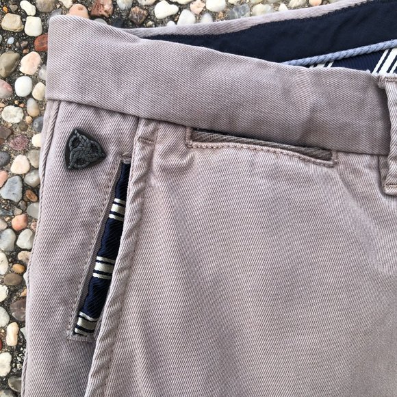 Roy Robson Luxury Chinos Khaki Flat Front W40 L33 - Picture 5 of 11